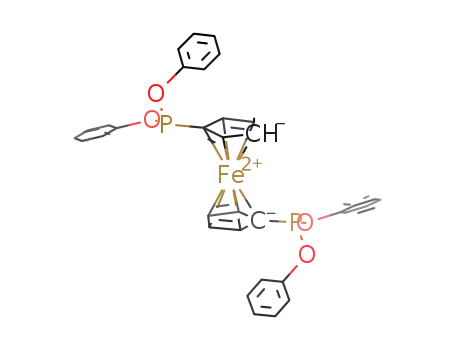 Molecular Structure of 405164-68-3 ([Fe(η5-C5H4P(OPh)2)2])