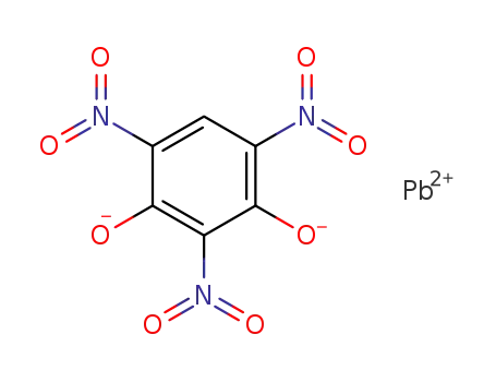 Molecular Structure of 15245-44-0 (lead 2,4,6-trinitro-m-phenylene dioxide)