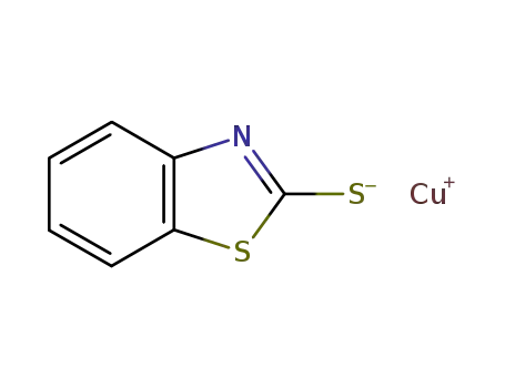 Molecular Structure of 4860-19-9 (2(3H)-Benzothiazolethione, copper(1+) salt)