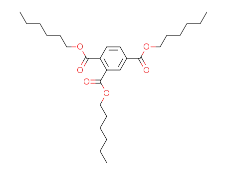 Molecular Structure of 1528-49-0 (1,2,4-Benzenetricarboxylicacid, 1,2,4-trihexyl ester)