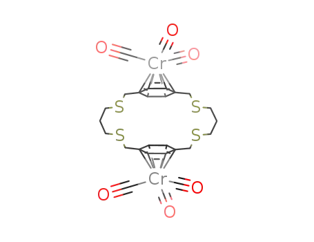 (8-13-η:21-26-η-2,6,15,19-tetrathia[7.7]paracyclophane)bis(tricarbonylchromium)