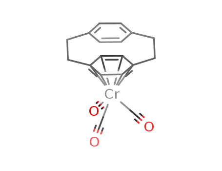 Molecular Structure of 41354-64-7 (tricarbonyl(3-8-η-{2.2}paracyclophane)chromium)