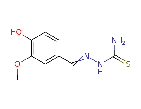 Hydrazinecarbothioamide,2-[(4-hydroxy-3-methoxyphenyl)methylene]- cas  5351-92-8