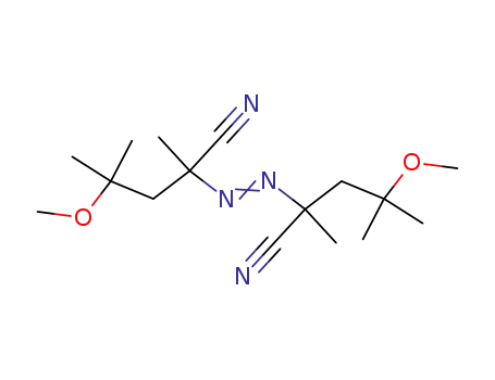 Molecular Structure of 15545-97-8 (2,2'-AZOBIS(4-METHOXY-2,4-DIMETHYLVALERONITRILE))