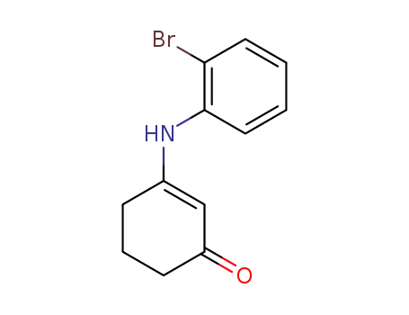 Molecular Structure of 68890-19-7 (3-(2-bromoanilino)-cyclohex-2-en-1-one)