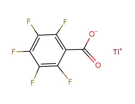 Molecular Structure of 68558-86-1 (thallium(I) pentafluorobenzoate)