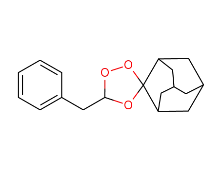 Molecular Structure of 1256776-45-0 (5'-benzylspiro[adamantane-2,3'-[1,2,4]trioxolane])