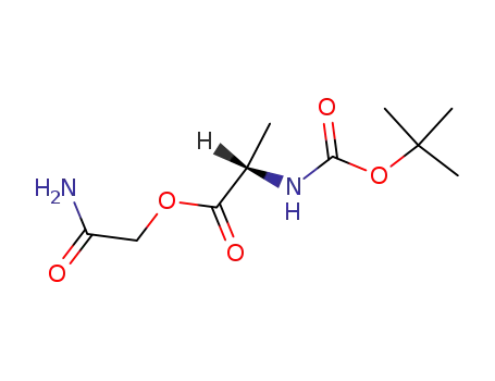 L-Alanine, N-[(1,1-dimethylethoxy)carbonyl]-, 2-amino-2-oxoethyl ester
