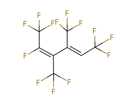 Molecular Structure of 104047-06-5 (5H-PERFLUORO-3,4-BIS(TRIFLUOROMETHYL)HEXA-2,4-DIENE)