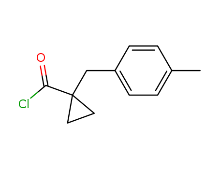 1-[(p-tolyl)methyl]cyclopropanecarbonyl chloride