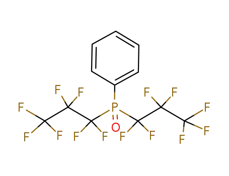 Phosphine oxide, bis(heptafluoropropyl)phenyl-