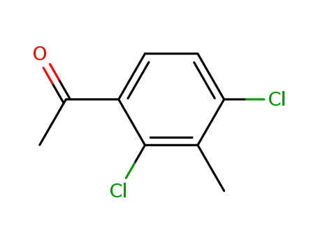 Molecular Structure of 157652-32-9 (2,4-Dichloro-3-Methylacetophenone)