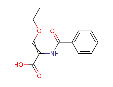 3-ethoxy-2-benzoylamino-acrylic acid