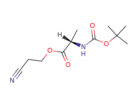 L-Alanine, N-[(1,1-dimethylethoxy)carbonyl]-, 2-cyanoethyl ester