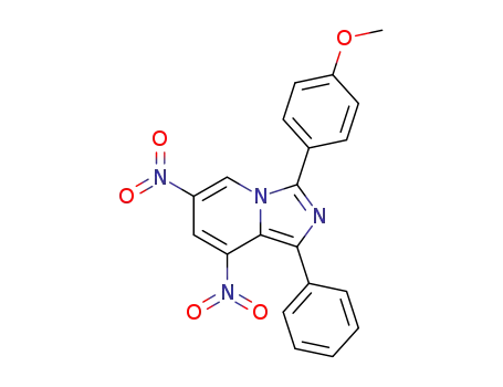 Imidazo[1,5-a]pyridine, 3-(4-methoxyphenyl)-6,8-dinitro-1-phenyl-