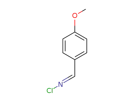 Molecular Structure of 112129-06-3 (Benzenemethanimine, N-chloro-4-methoxy-)