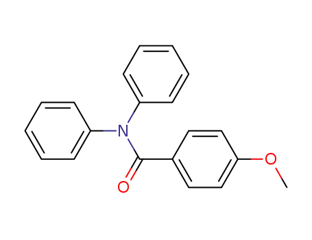 Molecular Structure of 16034-40-5 (N,N-DIPHENYL-4-METHOXYBENZAMIDE)