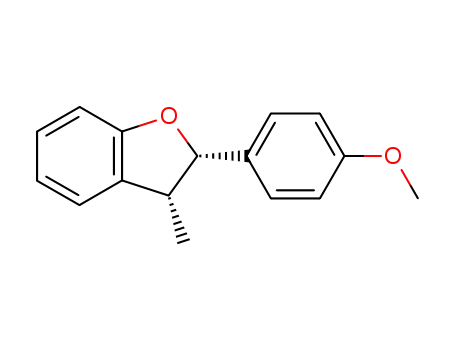 Benzofuran, 2,3-dihydro-2-(4-methoxyphenyl)-3-methyl-, (2R,3S)-rel-