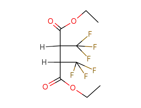 Molecular Structure of 138023-61-7 (Butanedioic acid, 2,3-bis(trifluoromethyl)-, diethyl ester)