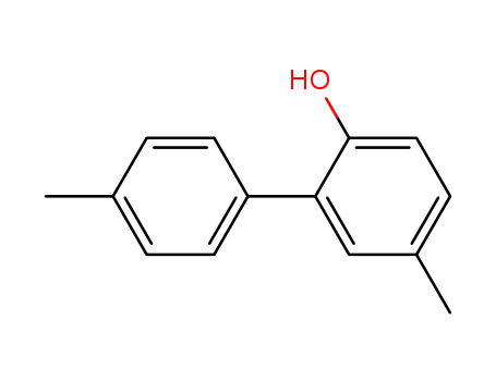 Molecular Structure of 107775-15-5 (4-Methyl-2-<i>p</i>-tolyl-phenol)