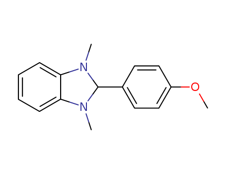 1H-Benzimidazole, 2,3-dihydro-2-(4-methoxyphenyl)-1,3-dimethyl-