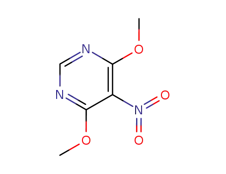 Molecular Structure of 15846-14-7 (4,6-dimethoxy-5-nitropyrimidine)