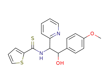N-(2-(4-methoxyphenyl)-2-hydroxy-1-(2-pyridyl)ethyl)-2-thiophenecarbothioamide