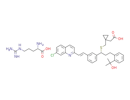 Molecular Structure of 1021952-73-7 (montelukast arginine salt)