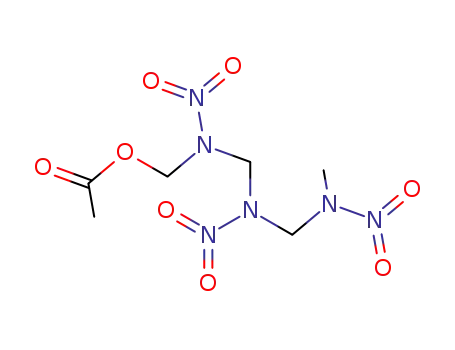 Molecular Structure of 14133-70-1 (1-acetoxy-2,4,6-trinitro-2,4,6-triazaheptane)