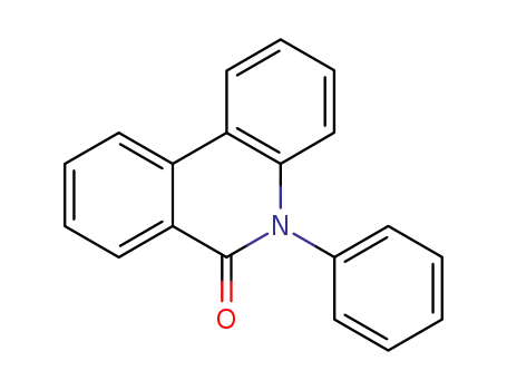 Molecular Structure of 13355-65-2 (5-phenylphenanthridin-6(5H)-one)