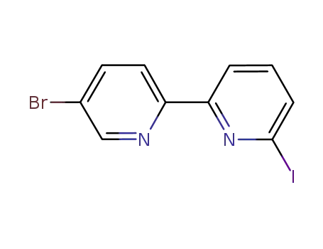 Molecular Structure of 1042150-68-4 (C<sub>10</sub>H<sub>6</sub>BrIN<sub>2</sub>)