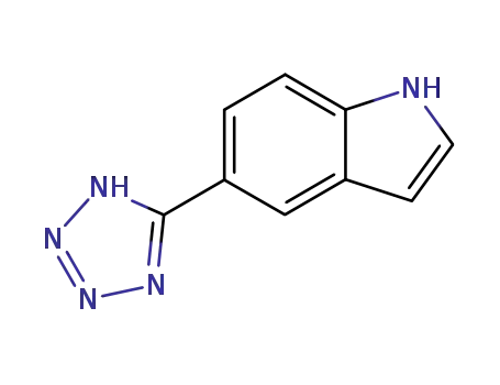 Molecular Structure of 90433-08-2 (5-(1'H-tetrazol-5'-yl)-1H-indole)