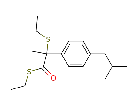 S-ethyl α-(4-isobutylphenyl)-α-(ethylsulfanyl)thiopropionate