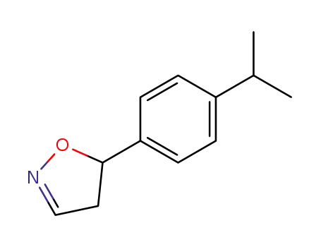 Molecular Structure of 119200-34-9 (5-(4-isopropylphenyl)isoxazoline)