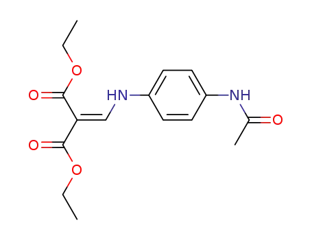 2-[(4-acetylaminophenylamino)methylene]malonic acid diethyl ester