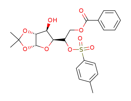 6-O-benzoyl-1,2-O-(1-methylethylidene)-5-O-[(4-methylphenyl)sulfonyl]hexofuranose