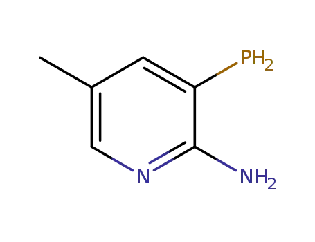 Molecular Structure of 1244954-88-8 (2-amino-5-methyl-3-phosphanylpyridine)