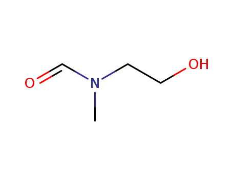 Molecular Structure of 1590-50-7 (N-(2-hydroxyethyl)-N-methylformamide)