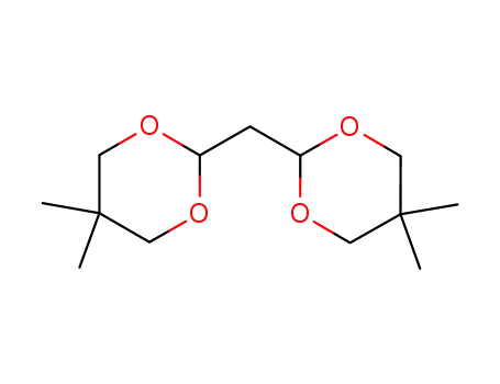 Molecular Structure of 30859-70-2 (bis(5,5-dimethyl-1,3-dioxan-2-yl)-methane)