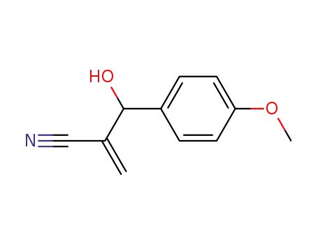 2-(hydroxy(4-methoxyphenyl)methyl)acrylonitrile