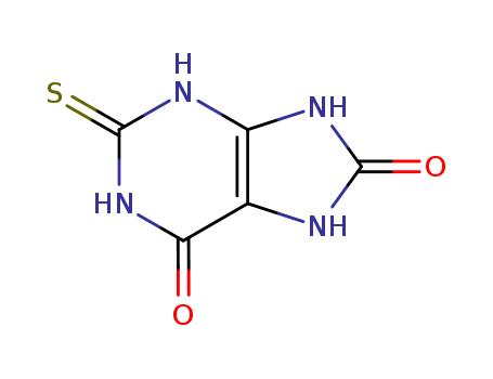 1H-Purine-6,8-dione,2,3,7,9-tetrahydro-2-thioxo- cas  15986-31-9