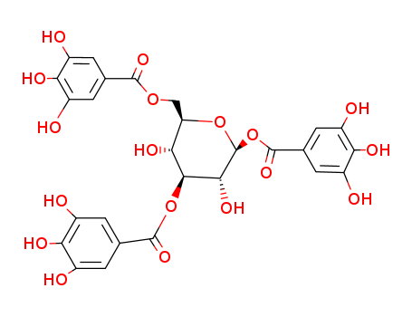 (2S,3R,4S,5R,6R)-3,5-Dihydroxy-6-(((3,4,5-trihydroxybenzoyl)oxy)methyl)tetrahydro-2H-pyran-2,4-diyl bis(3,4,5-trihydroxybenzoate)