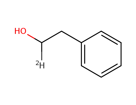 Molecular Structure of 62559-28-8 (<1-D>-2-Phenylethanol)