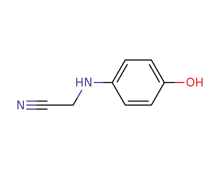 Molecular Structure of 28363-27-1 (2-((4-hydroxyphenyl)amino)acetonitrile)