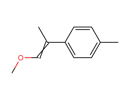 Benzene, 1-(2-methoxy-1-methylethenyl)-4-methyl-
