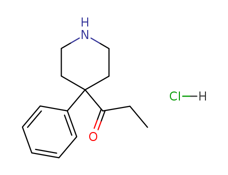 1-Propanone,1-(4-phenyl-4-piperidinyl)-, hydrochloride (1:1)