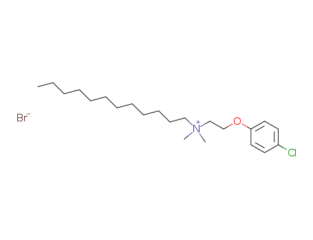 1-Dodecanaminium,N-[2-(4-chlorophenoxy)ethyl]-N,N-dimethyl-,bromide(1:1)