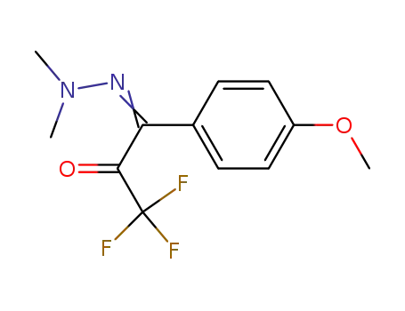 1,2-Propanedione, 3,3,3-trifluoro-1-(4-methoxyphenyl)-,
1-(dimethylhydrazone)