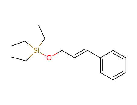 Molecular Structure of 129541-12-4 (Silane, triethyl[[(2E)-3-phenyl-2-propenyl]oxy]-)