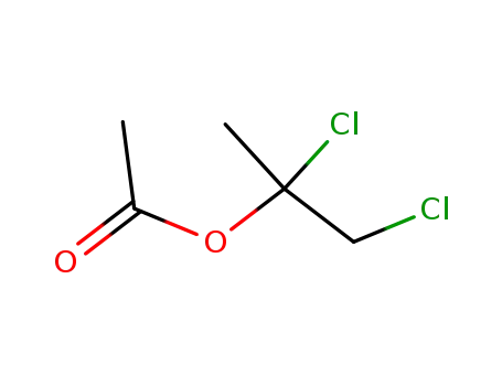 Molecular Structure of 89416-37-5 (2-Propanol, 1,2-dichloro-, acetate)